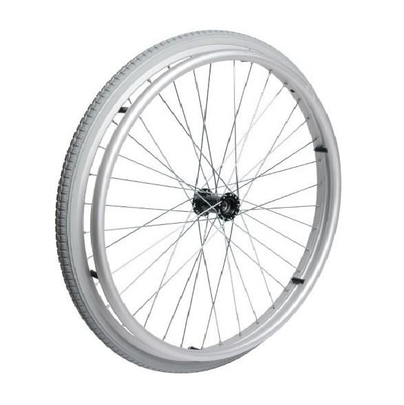 RUOTA COMPLETA PER CARROZZINA STANDARD DA 24" x 1-3/8